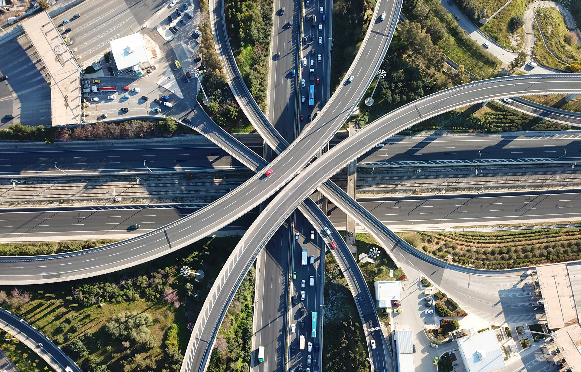Prime Leasing Athens aerial View of the Roads in athens